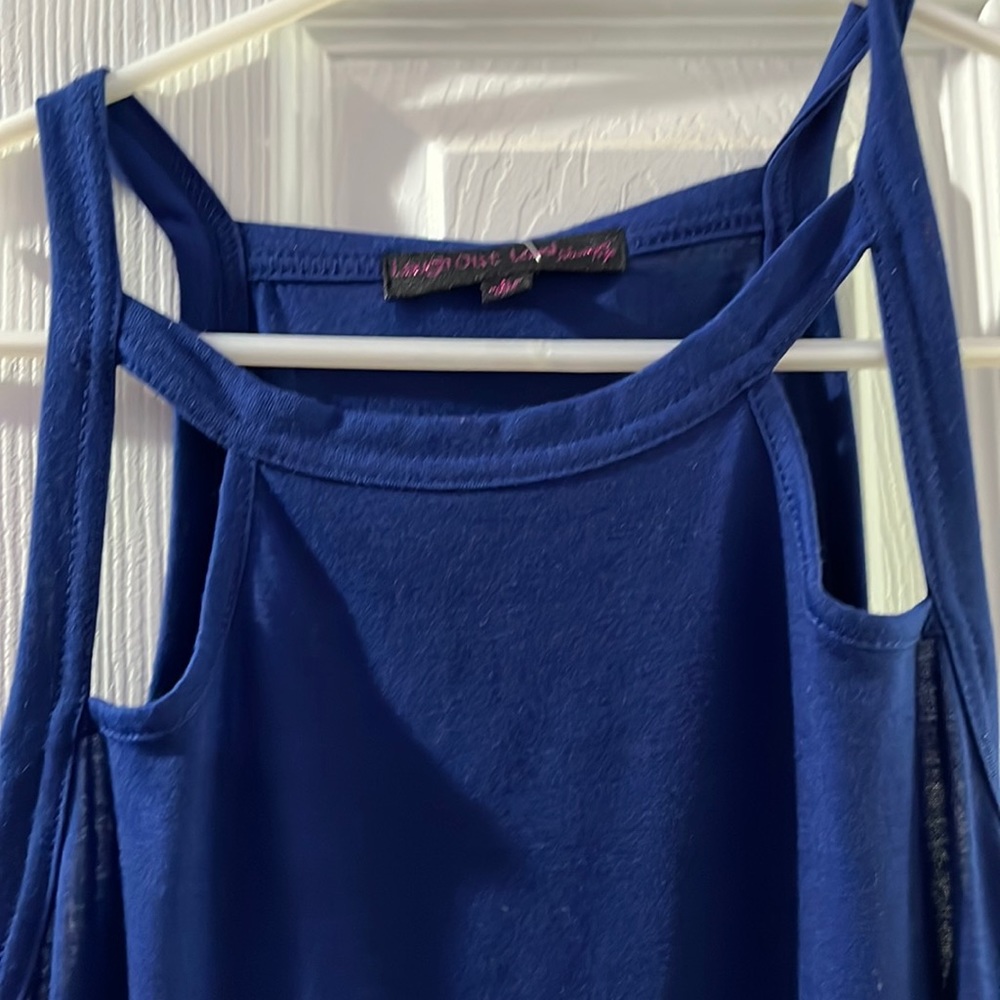 Laugh out loud deep royal blue dress